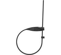 Kalanka-Abus Antivol À Câble Combiflex Travelguard - Antivol Pour Sécuriser Le Casque, La Poussette, Les Skis Et Les Bagages - Longueur De Câble 45 Cm - Avec Code Chiffré - Noir