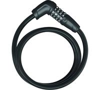 Kalanka-Abus Antivol À Câble Tresor 6412c - Serrure À Combinaison, Réglable Individuellement - Câble En Acier Avec Gaine Plastique - Niveau De Sécurité 4 - 120 Cm, Noir