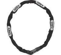 Kalanka-Abus Antivol À Chaîne Steel-O-Chain 4804c - Serrure À Combinaison En Acier Spécial - Niveau De Sécurité 3 - 75 Cm - Noir