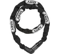 Kalanka-Abus Antivol À Chaîne Steel-O-Chain 5805c - Serrure À Combinaison En Chaîne D'acier De 5 Mm D'épaisseur - Niveau De Sécurité 4 - 110 Cm - Noir