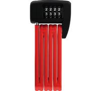 Kalanka-Abus Antivol Pliable Bordo Lite 6055c - Avec Code - Serrure À Combinaison Extra-Légère En Acier Spécial - Niveau De Sécurité 7 - 60 Cm - Rouge