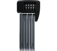 Kalanka-Abus Antivol Pliable Bordo Lite 6055c - Avec Code - Serrure À Combinaison Extra-Légère En Acier Spécial - Niveau De Sécurité 7-60 Cm - Noir