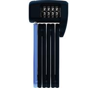 Kalanka-Abus Antivol Pliable Bordo Lite 6055c - Avec Code - Serrure À Combinaison Extra-Légère En Acier Spécial - Niveau De Sécurité 7 - 60 Cm - Noir/Bleu