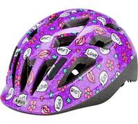 KALANKA-ABUS Casque pour enfants Smooty 2.0 - Casque de vélo robuste pour les petits enfants dans le siège passager - pour filles et garçons - Violet avec motif, taille S