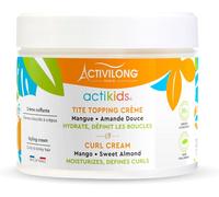 Kalanka-Activilong - Tite Topping Crème Actikids - Cheveux Bouclés À Crépus - Dès 3 Ans - Amande Douce Et Mangue - 98% D'ingrédients Naturels - Vegan - Parfum Hypoallergénique - Made In France - 300m
