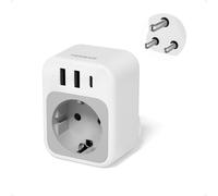 KALANKA-Adaptateur Afrique du Sud, Prise Afrique du Sud avec 1 USB C et 2 USB A, Adaptateur Namibie 2500 W, Voyage Accessoires Type M pour Namibie, Botswana, Inde, Népal, Mozambique, Lesotho, Eswatin