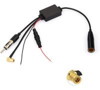 Kalanka-Adaptateur Antenne Dab+/Fm/Am Séparateur Pour Autoradio - Compatible Avec Pioneer, Sony, Alpine, Blaupunkt, Etc. - Amplificateur De Signal Avec Connecteur Smb 34.5cm