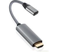 KALANKA-Adaptateur Câble USB C Femelle vers HDMI Mâle,Convertisseur d'entrée USB Type C 3.1 Sortie HDMI,4K 60Hz USB C Thunderbolt 3 pour Nouveau MacBook Pro,Mac Air,Chromebook Pixel