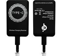 KALANKA-Adaptateur de Charge Qi sans Fil 5V 1A Type C, Récepteur Universel de Chargement Rapide par Induction USB-C Compatible avec Téléphones Android Samsung, Huawei, Xiaomi, Google Pixel et Modèles