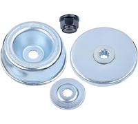 KALANKA-Adaptateur de Lame pour Tête de Débroussailleuse STIHL FS55 FS55R FS36 FS44 FS56 FS80 FS90 et Plus de Modèles, Plate Lame + Plaque Poussée + Rondelle Butée + Écrou 4 in 1 Kit
