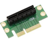 KALANKA-Adaptateur équerre Type Riser à 90° pour Fente PCIe x4 pour Monter à l'horizontale Une Carte PCI Express x1 x2 x4