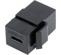 KALANKA-Adaptateur femelle USB C Keystone - USB 2.0 type C femelle vers femelle - Module de prise Keystone - Adaptateur coupleur pour prise murale