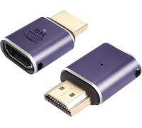 KALANKA-Adaptateur HDMI 8K, Support de l'extendeur mâle et Femelle HDMI 2.1 48gbps 8K@60Hz, 4K@120Hz, HDR, EARC pour HDTV, Ordinateur Portable, Moniteur, projecteur (Pack de 2)