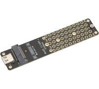 KALANKA-Adaptateur M.2 vers USB, Transfert Rapide 10 Gbps NGFF M.2 Bkey SATA Disque Dur Forte Dissipation Thermique SSD Multifonctionnel vers USB3.1 Type C 10G Prise en Charge de la Carte Adaptateur