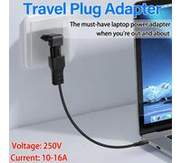 KALANKA-Adaptateur Secteur à 90 degrés,Prise européenne vers IEC320-C5,Adaptateur Secteur pour Moniteur 10-16A/250W,Prise européenne vers C5 pour chargeurs d'ordinateurs Portables,téléviseurs