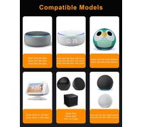 KALANKA-Adaptateur Secteur de 15 W pour Echo Dot 3e/4e génération Echo Dot avec Horloge 3e/4e génération Dot Kids Edition 3e/4e génération Echo Show 5 ¿1re/2e génération¿ Echo Spot et Fire TV Cube