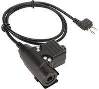 KALANKA-Adaptateur Tactique U94 PTT, Adaptateur Mains Libres Push to Talk à 2 Broches pour Midland 75 501 75 510 75 785 75 786 75 810, pour Alan 39, pour Alan 507