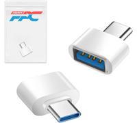 KALANKA-Adaptateur USB 3.0 type C vers USB 3.1 mâle OTG A femelle, compatible avec iPad Air 4e génération, iPad Mini 6e génération, iPad Pro, iPhone 16, iPhone 15 Blanc