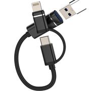 KALANKA-Adaptateur USB C Lightning Mâle Vers OTG(2 en 1)prise USB 3.0 Femelle Pour IPhone16 15 14 Pro Max Pour IPad Câble Type C USB A Clavier Connecteur Appareil Photo Clé Compatible Avec Samsung S2