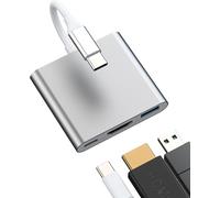 KALANKA-Adaptateur USB C vers HDMI USB 3.0 pour Apple IPhone16 15 Chargeur PC MacBook pour IPad Multiport Thunderbolt Type C Dock Accessoires Convertisseur DisplayPort TV AV écran Compatible avec Sam