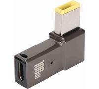 KALANKA-Adaptateur USB C vers Slim Tip, Adaptateur de Charge de Remplacement PD USB C, Port Rectangulaire vers Port de Type C 100 W pour Charger Les Ordinateurs Thinkpad et