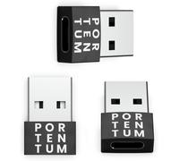 KALANKA-Adaptateur USB C vers USB A 3 unités - Vitesse de 480 Mo - Zinc de qualité supérieure - Haute résistance à la Chaleur - Adaptateur USB vers USB C avec Seulement 4 grammes.