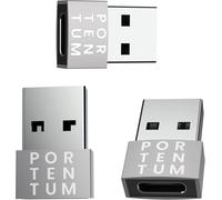 KALANKA-Adaptateur USB C vers USB A 3 unités - Vitesse de 480 Mo - Zinc de qualité supérieure - Haute résistance à la Chaleur - Adaptateur USB vers USB C avec Seulement 4 grammes.