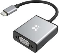 KALANKA-Adaptateur USB-C vers VGA, Full HD 1080p @ 60Hz, Plug & Play, boîtier Aluminium pour MacBook, Samsung et Autres périphériques USB-C - Gris