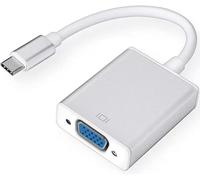 KALANKA-Adaptateur USB C vers VGA, Thunderbolt 3 Type C vers VGA Mâle vers VGA Femelle Câble Convertisseur pour Mac Book Pro 2020-2018, Lenovo 900, Dell XPS 13, Projecteur