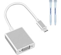 KALANKA-Adaptateur USB C vers VGA, type C 3.1 vers VGA, compatible avec MacBook Pro/Air, Chromebook, Dell XPS 13/15, HP Spectre x360, iPhone 15 Pro, Galaxy S23/S24, projecteur, moniteurs et plus