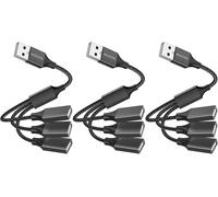 KALANKA-Adaptateur USB mâle vers USB 2.0 Femelle, Adaptateur USB vers convertisseur USB C OTG Compatible MacBook Pro, Chromebook, Pixelbook, Microsoft Surface Go, Samsung Galaxy S20 S21 S22 Pixel