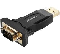 KALANKA-Adaptateur USB vers RS232 avec puce FTDI, USB vers RS232 mâle DB9 convertisseur série pour caisse, modem, scanner, machines industrielles, CNC, noir