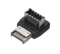 KALANKA-Adaptateur USB3.1 TYPE-E à Angle Droit de 90 Degrés pour Connecteur Frontal de Carte Mère, Ordinateur, Pc avec Coque en Plastique Style-B