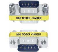 KALANKA-Adaptateur VGA Femelle vers Femelle, Coupleur SVGA, Adaptateur de Changeur de Genre HDB15, Connecteur VGA Femelle vers Femelle, Plug 15 Pin VGA Femelle, HD 15 Broches (RS232M-M)