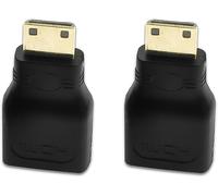 KALANKA-Adaptateurs mini HDMI vers HDMI. Compact et portable, adapté à toutes les occasions, pour appareils photo numériques, caméscopes et tablettes.