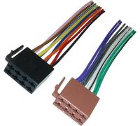 Kalanka-Adapter-Universe Adaptateur Autoradio Din Iso Connecteur Du Câble Haut-Parleur De Courant, 16 Broches