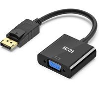 KALANKA-Adattatore DisplayPort a VGA 1080P 60Hz Convertitore Maschio Display Port to Femmina VGA Adapter Placcato in Oro DP su VGA