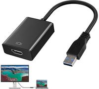 KALANKA-Adattatore USB Hdmi, Adattatore Hdmi USB 1080p Full HD, USB 3.0/2.0 to Hdmi Video Adapter Cavo Grafica Convertitore Compatibile Con Windows 7/8/8.1/10/11 per PC, Laptop, Proiettore, HDTV