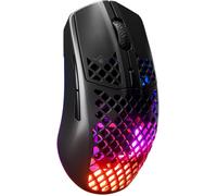 KALANKA-Aerox 3 Wireless - Souris gaming RGB trouée - Design étanche ultra-léger - Capteur optique 18K DPI TrueMove Air - Onyx