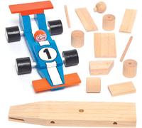 KALANKA-AG769 Paint Your Own Lot de 2 kits de bricolage en bois pour enfants à assembler, concevoir et décorer, 17,5 cm, Set de 2 Pièces