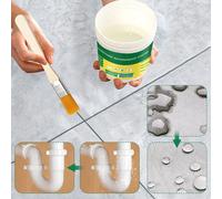 KALANKA-® Agent de Revêtement Imperméable Transparent avec Pinceau, Anti Fuite, Polyurethane Waterproof Coating, Resine Etancheite Transparente, Agent de Réparation de Mur, Mastic d'isolation étanche