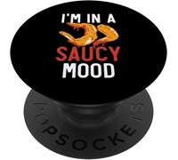 Kalanka-Ailes De Poulet Buffalo Wings Foodie American Food Lover Popsockets Popgrip Adhésif