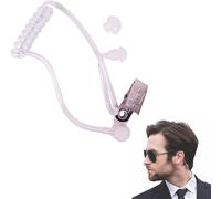 KALANKA-Air Tube Headphones,Écouteur Air Tube,Remplacement du Tube Acoustique Clair,Tube Acoustique de Sécurité Oreillette,Bobines d'air Acoustiques de Rechange,Bodyguard Oreillette pour Micro Haut-P