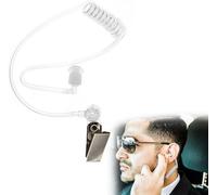 KALANKA-Air Tube Headphones, Écouteur Air Tube, Remplacement du Tube Acoustique Clair, Tube Acoustique de Sécurité Oreillette, Bobines d'air Acoustiques de Rechange, Transparent