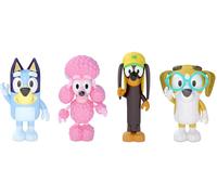 Kalanka-Akedo Bluey Et Ses Amis : Figurines Articulées (6,3 À 7,6 Cm) - Bluey, Coco, Snickers Et Honey
