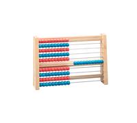 KALANKA-® aktiv lernen - Boulier de calcul, comptage 1-100, 100 boules rouge/bleu - RE-Wood®