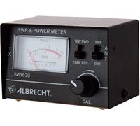 KALANKA-ALBRECHT Wattmètre ROS-mètre SWR 30, Mesure de Calibrage d'Antenne, Gamme de Fréquences 3,5-50 MHz, ROS 1:1-1:3, Impédance 50 Ohm, Dimensions 85 x 55 x 30 mm