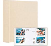 KALANKA-Album de 120 photos avec zones mémo pour appareil photo Fujifilm Instax Wide 300, couverture en lin, livre photo pour Polaroid Now+/Now/I type/OneStep +/600, appareil photo instantané POP Lab