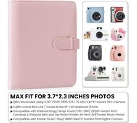 Kalanka-Album Photo 256 Pochettes 3 Pouces, Pour Fujifilm Instax Mini 7s 8 8+ 9 11 25 26 50s 70 90 Film/Papier Photo Polaroid Zink/Polaroid/Appareil Photo Instantané Kodak