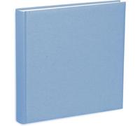 Kalanka-Album Photo 31x31 80 Pages Avec Papier De Soie Couverture En Coton, Bleu Clair
